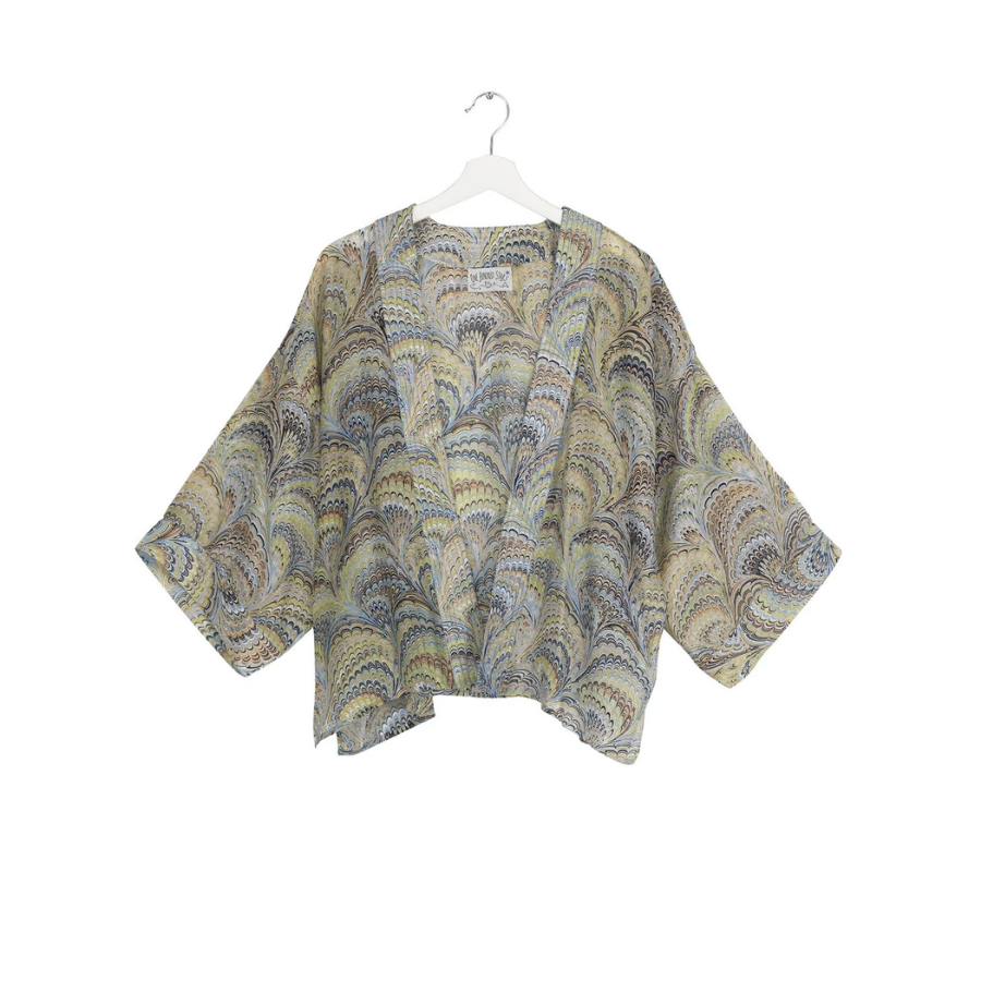 One Hundred Stars - Kimono - Marbled Green - HAYGEN