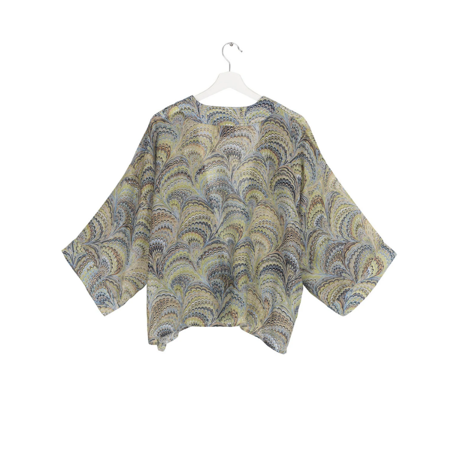 One Hundred Stars - Kimono - Marbled Green - HAYGEN