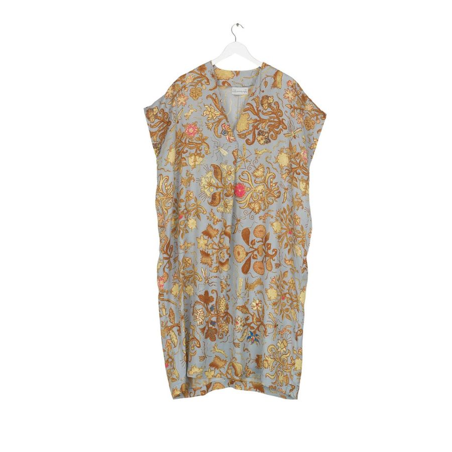 One Hundred Stars - Shift Dress Tudor Rose Grey - HAYGEN