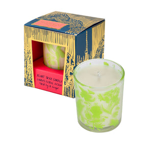 Laura's Floral Candle - Wild Fig & Grape - HAYGEN
