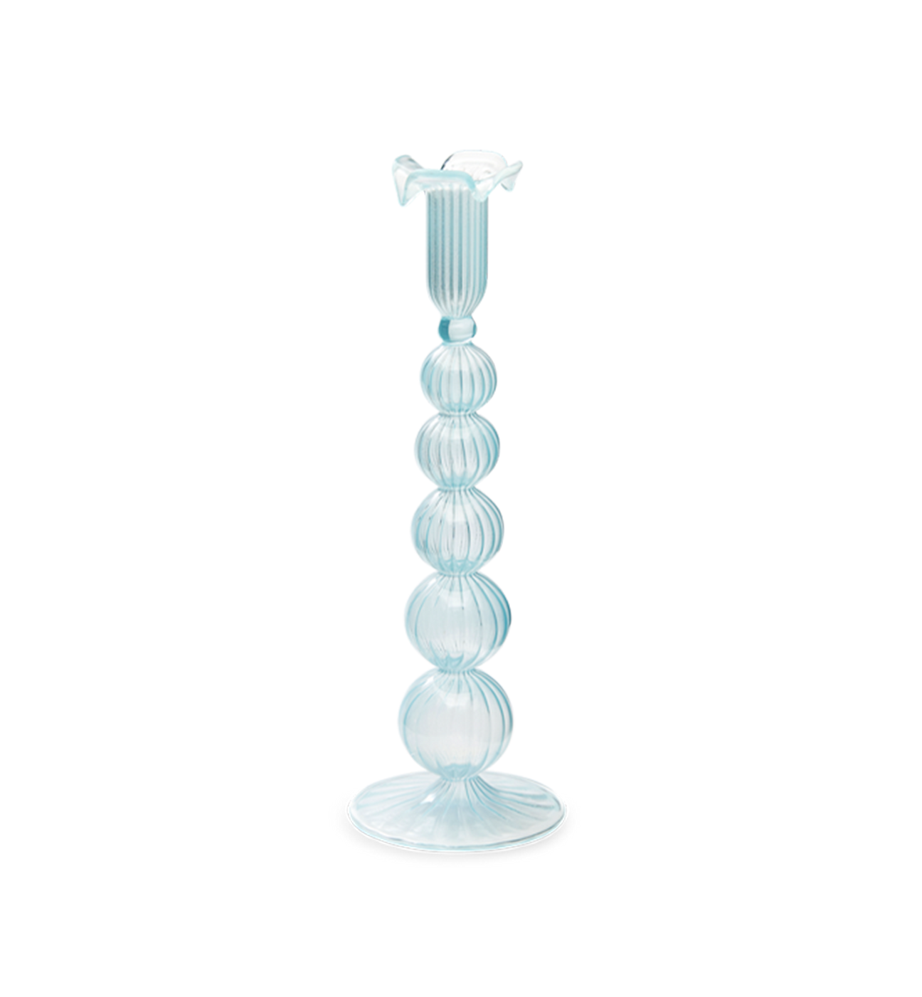Anna + Nina - Cloudy Glass Candle Holder - HAYGEN