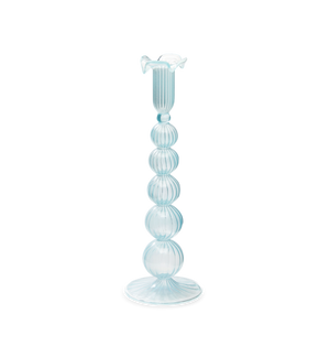 Anna + Nina - Cloudy Glass Candle Holder - HAYGEN