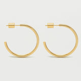 Large Chunky Hoop Earrings - Gold - HAYGEN
