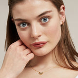 Estella Bartlett - Half Sunburst Necklace Gold Plated - HAYGEN