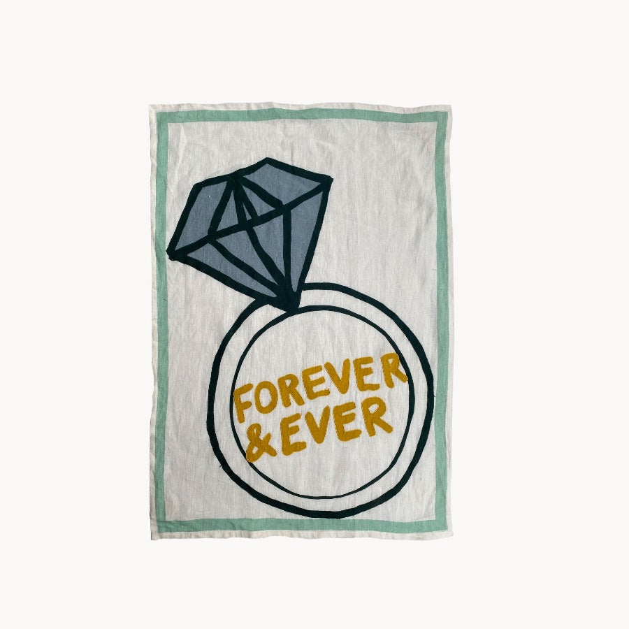 Amuse la Bouche - Forever & Ever Tea Towel - HAYGEN