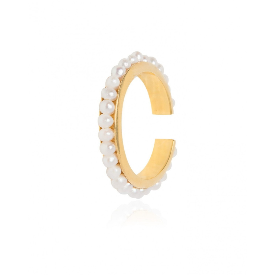 Hermina Athens - Luna Pearl Ear Cuff - HAYGEN