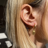 Hermina Athens - Ygieia Mini Hoop Earrings - HAYGEN