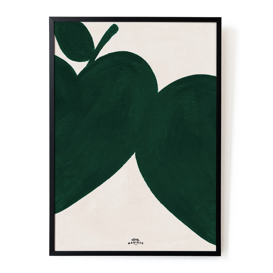 Hotel Magique - I Like My Apples Green Print - A3 - HAYGEN