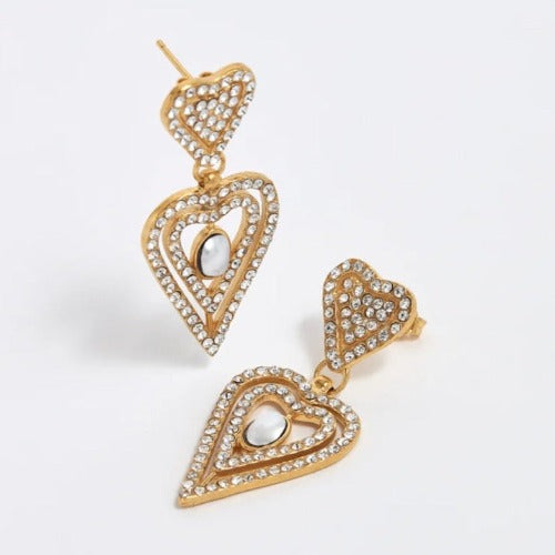 Soru - Amore Earrings Crystal - HAYGEN