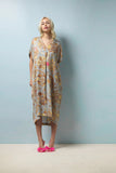 One Hundred Stars - Shift Dress Tudor Rose Grey - HAYGEN
