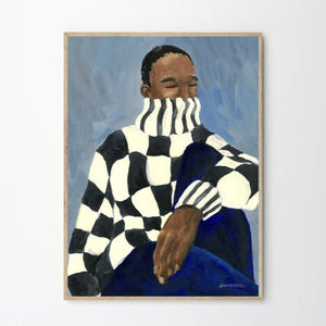 Hanna Peterson - Check - 50x70cm - HAYGEN