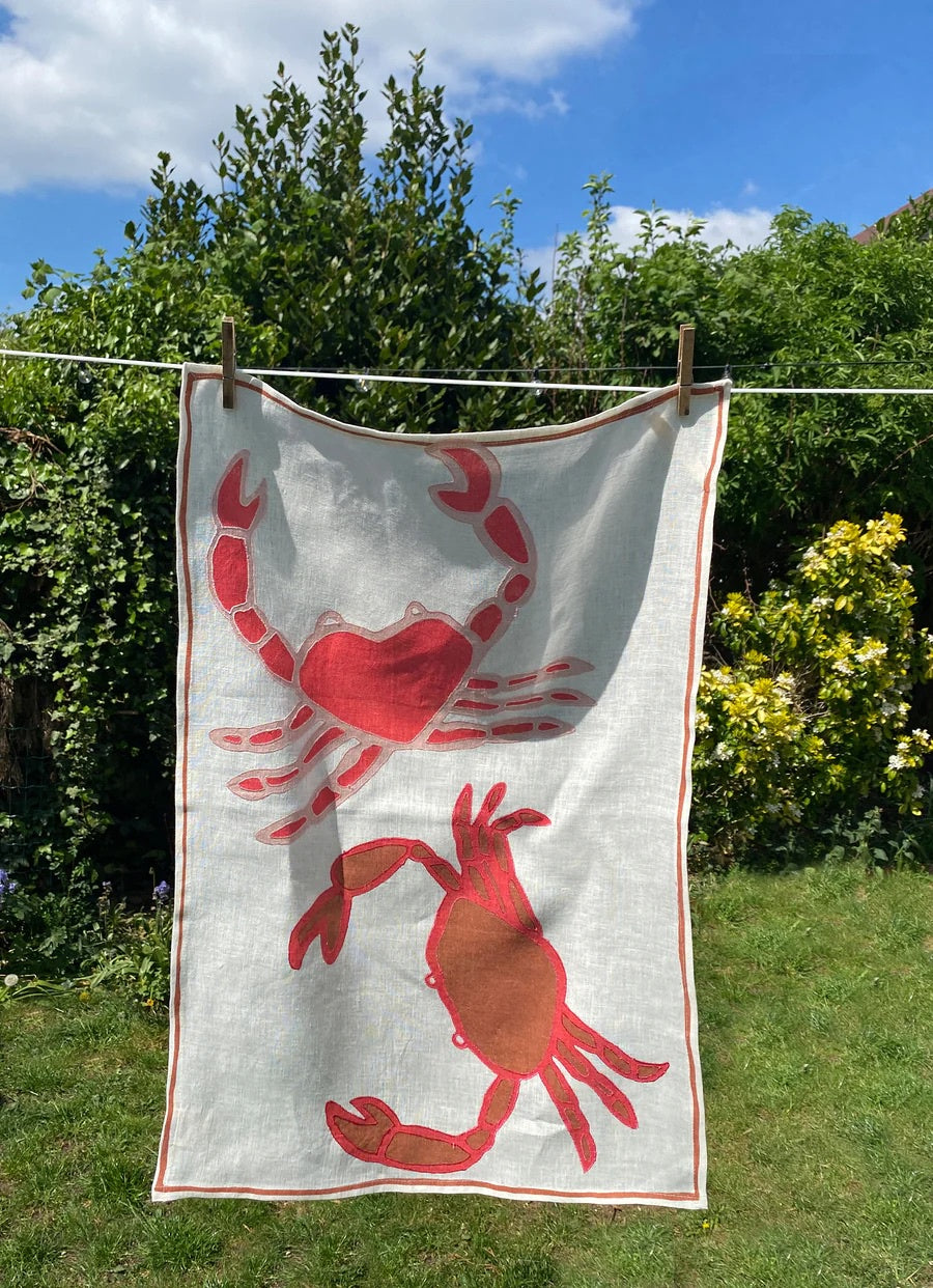 Amuse la Bouche - Crab Tea Towel - HAYGEN