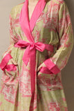 One Hundred Stars - Gown Ancient Columns Olive - HAYGEN