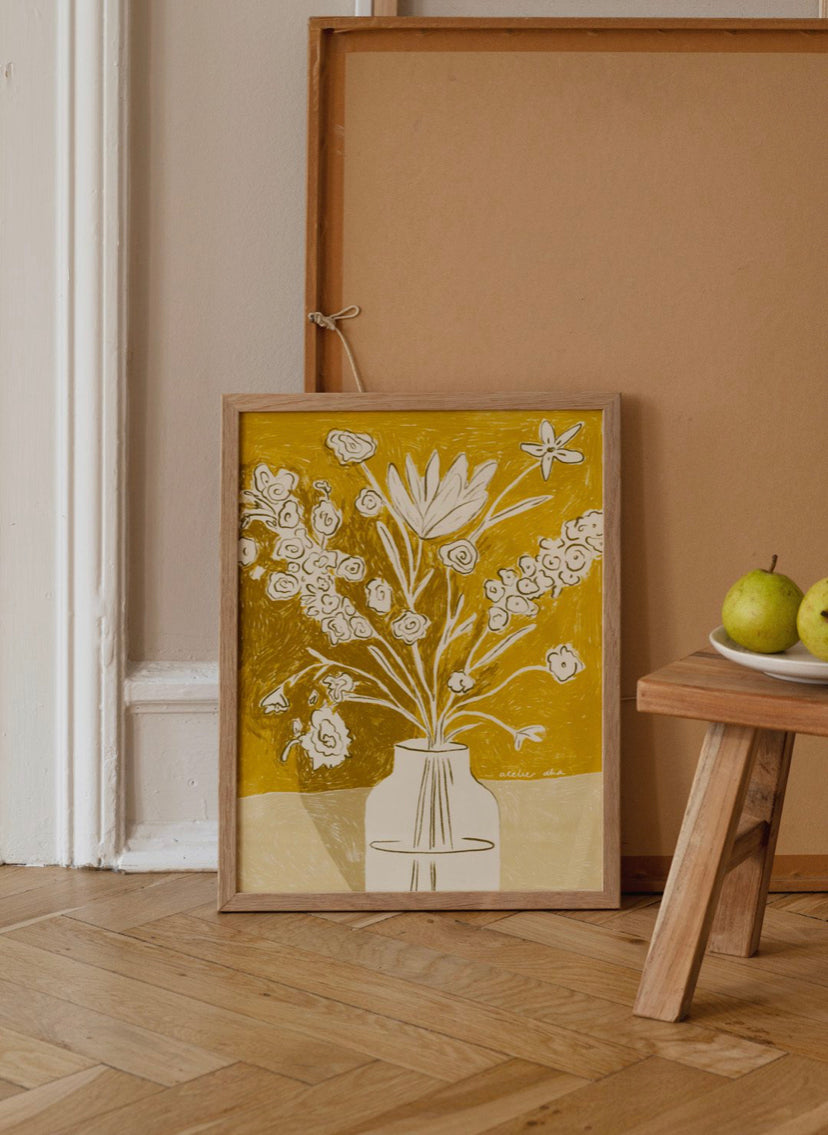 Atelier Aha - A Yellow Bouquet - 50x70cm - HAYGEN