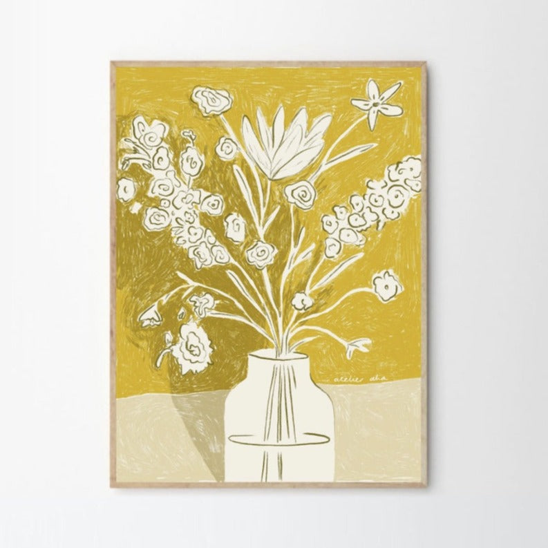 Atelier Aha - A Yellow Bouquet - 30x40cm - HAYGEN