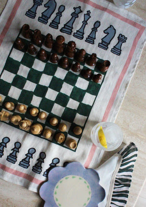 Amuse la Bouche- Chess Tea Towel - HAYGEN