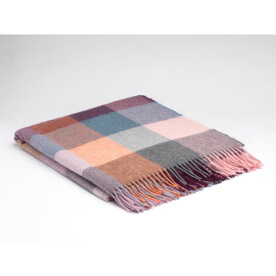 McNutt Of Donegal - Alpaca - Rose Dust Check - HAYGEN