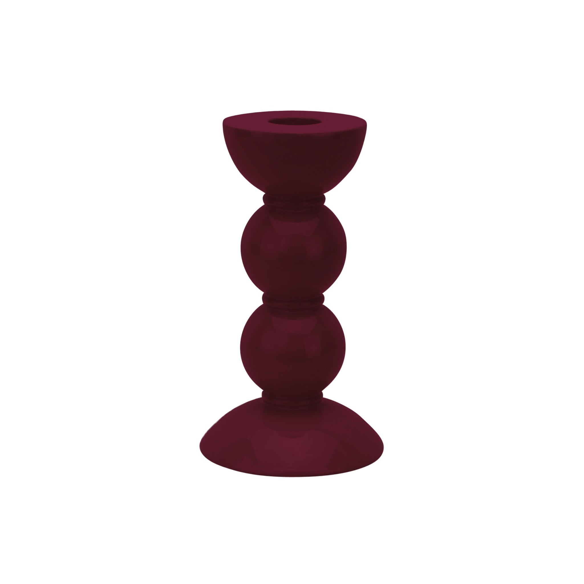 Addison Ross - Medium Cherry Bobbin Candlestick - 14cm - HAYGEN