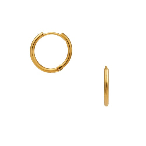 Micro Hoop 15mm - Gold - HAYGEN