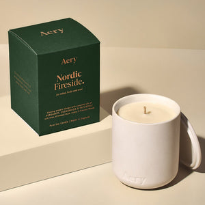 Aery - Nordic Fireside Scented Candle - HAYGEN