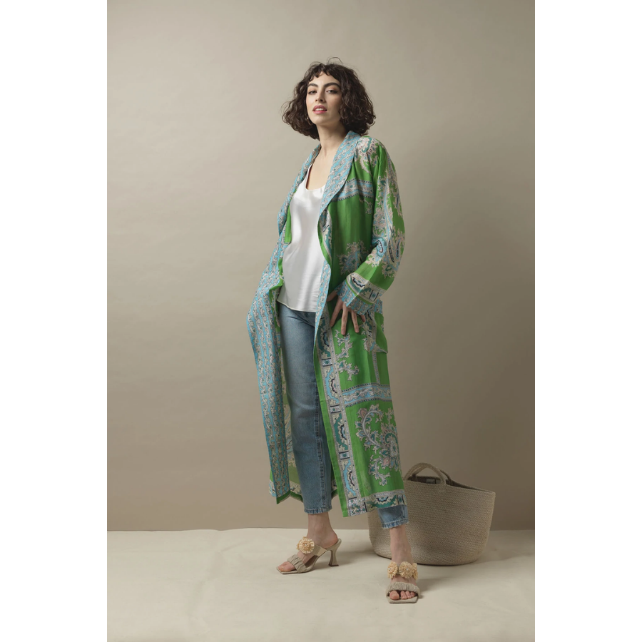 One Hundred Stars - Gown - Handkerchief Green - HAYGEN