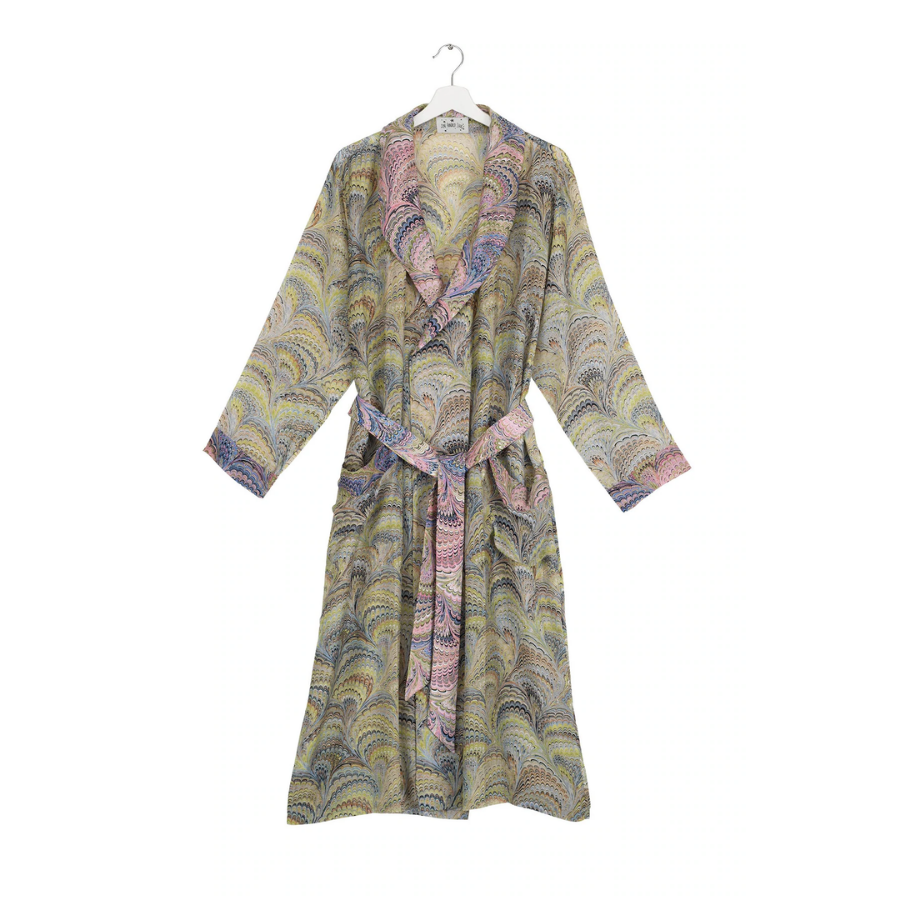 One Hundred Stars - Gown - Marbled Green - HAYGEN