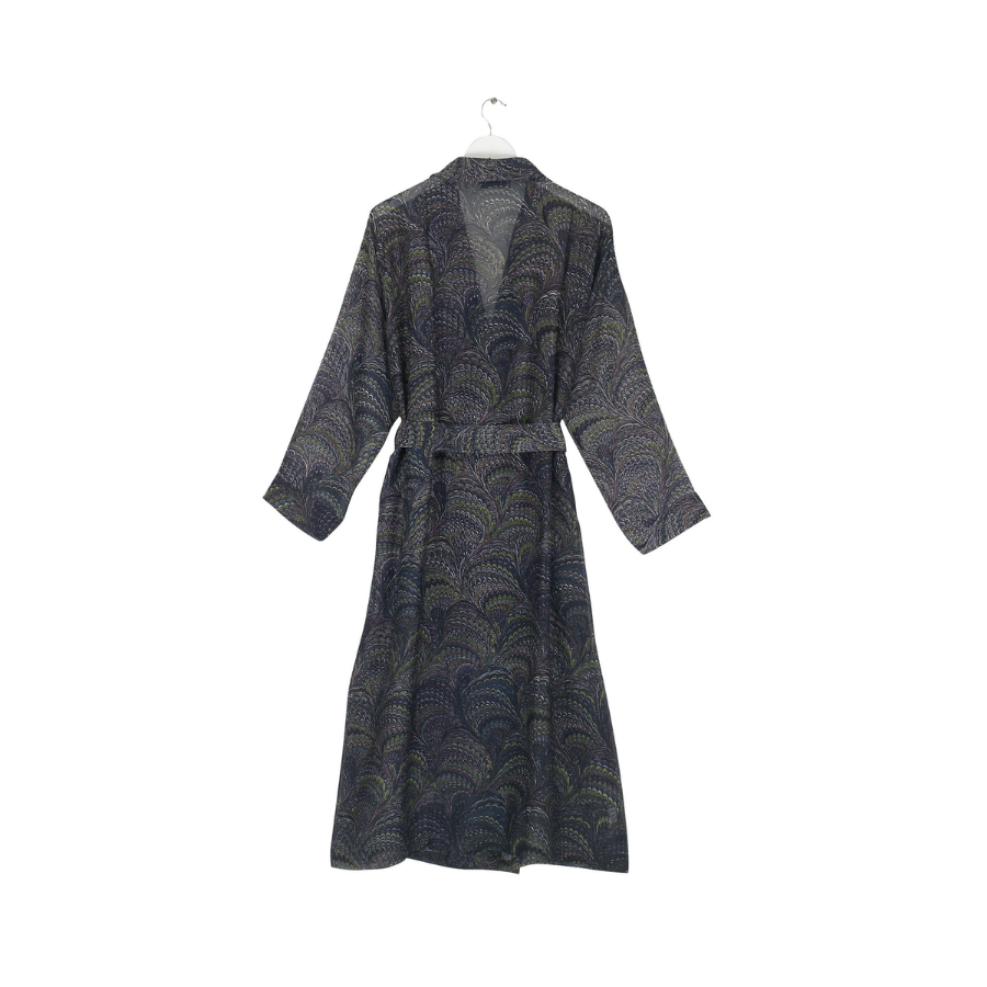 One Hundred Stars - Gown - Marbled Indigo - HAYGEN