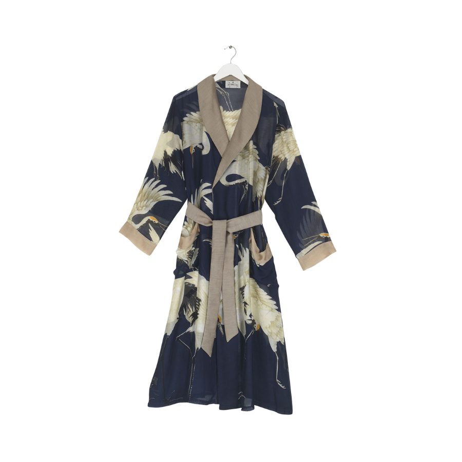 One Hundred Stars - Gown - Stork Navy - HAYGEN