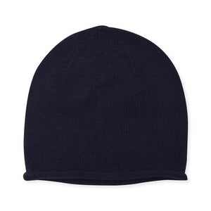 Cashmere Beanie - Navy - HAYGEN