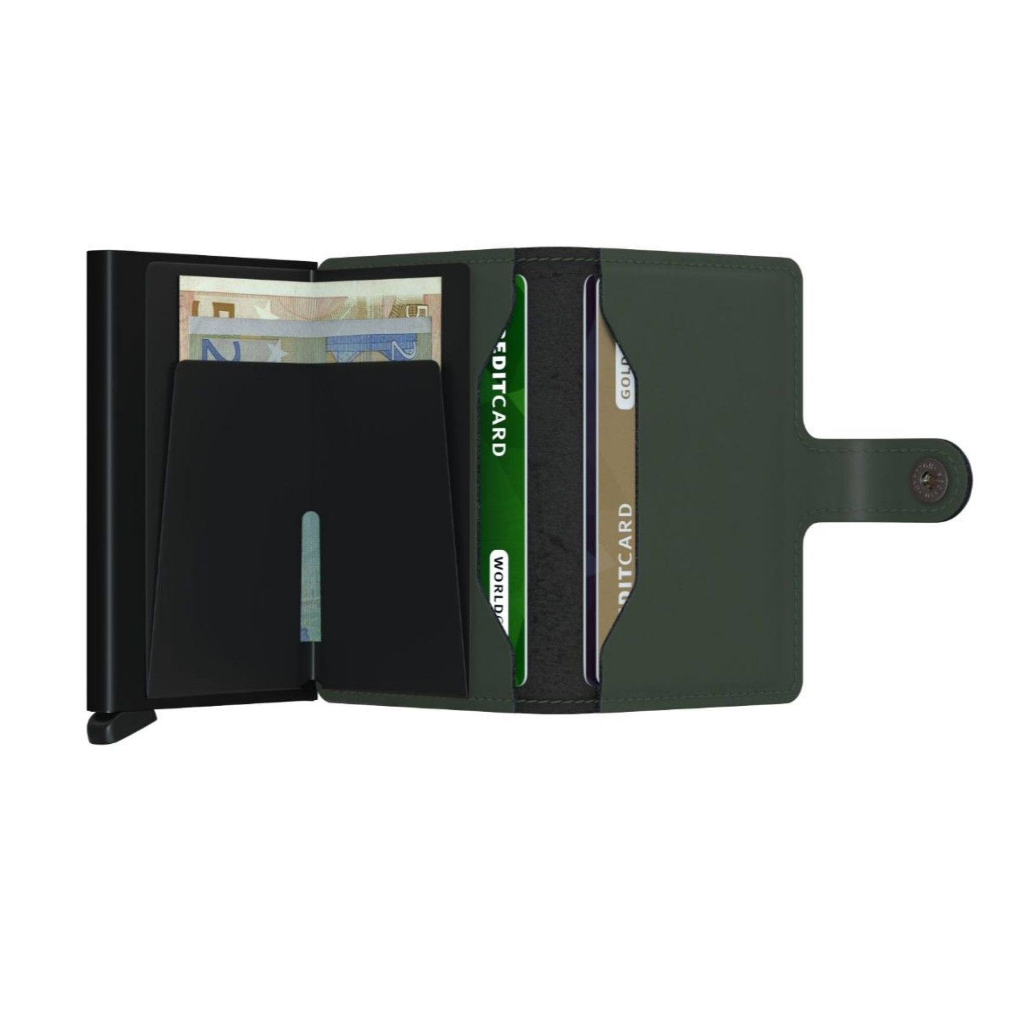 Secrid - Mini Wallet - Matt Green/Black - HAYGEN