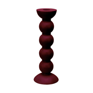 Addison Ross - Tall Cherry Bobbin Candlestick - 24Cm - HAYGEN