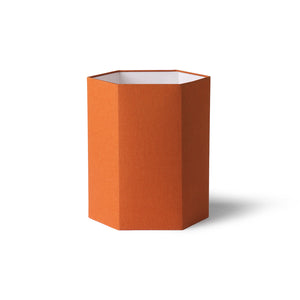 HKliving - Hexagonal Lamp Shade - Orange - HAYGEN